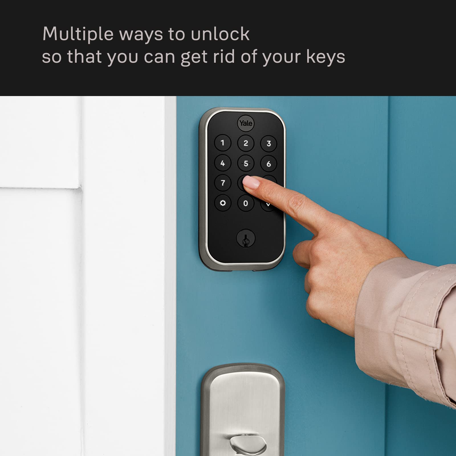WiFi Keypad Smart Deadbolt Lock (Yale Assure Lock 2, Remote Access)