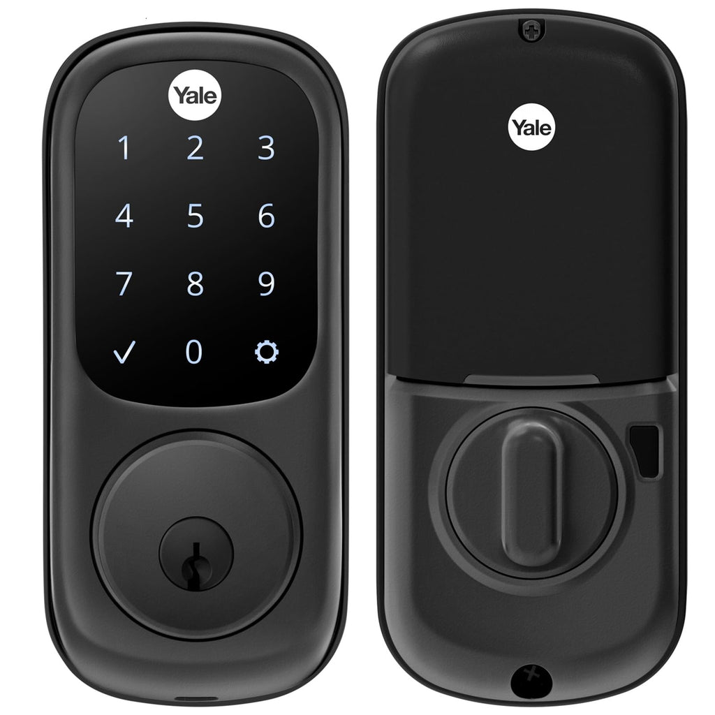 Touchscreen Keypad Keyless Deadbolt Lock (Yale Security, Satin Nickel)