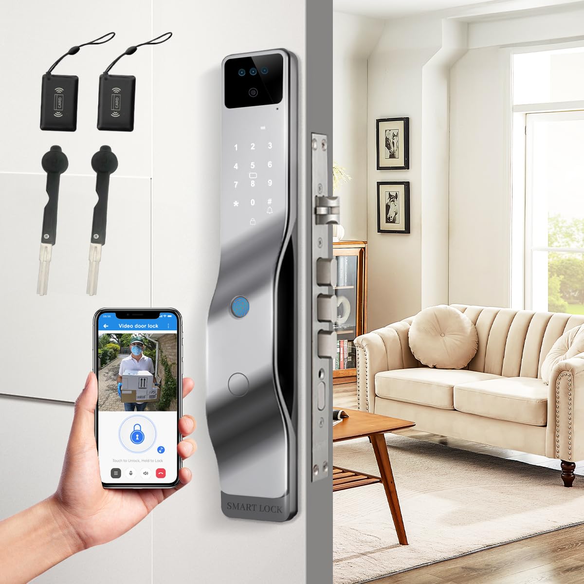 Sophies Smart Door Lock with Camera