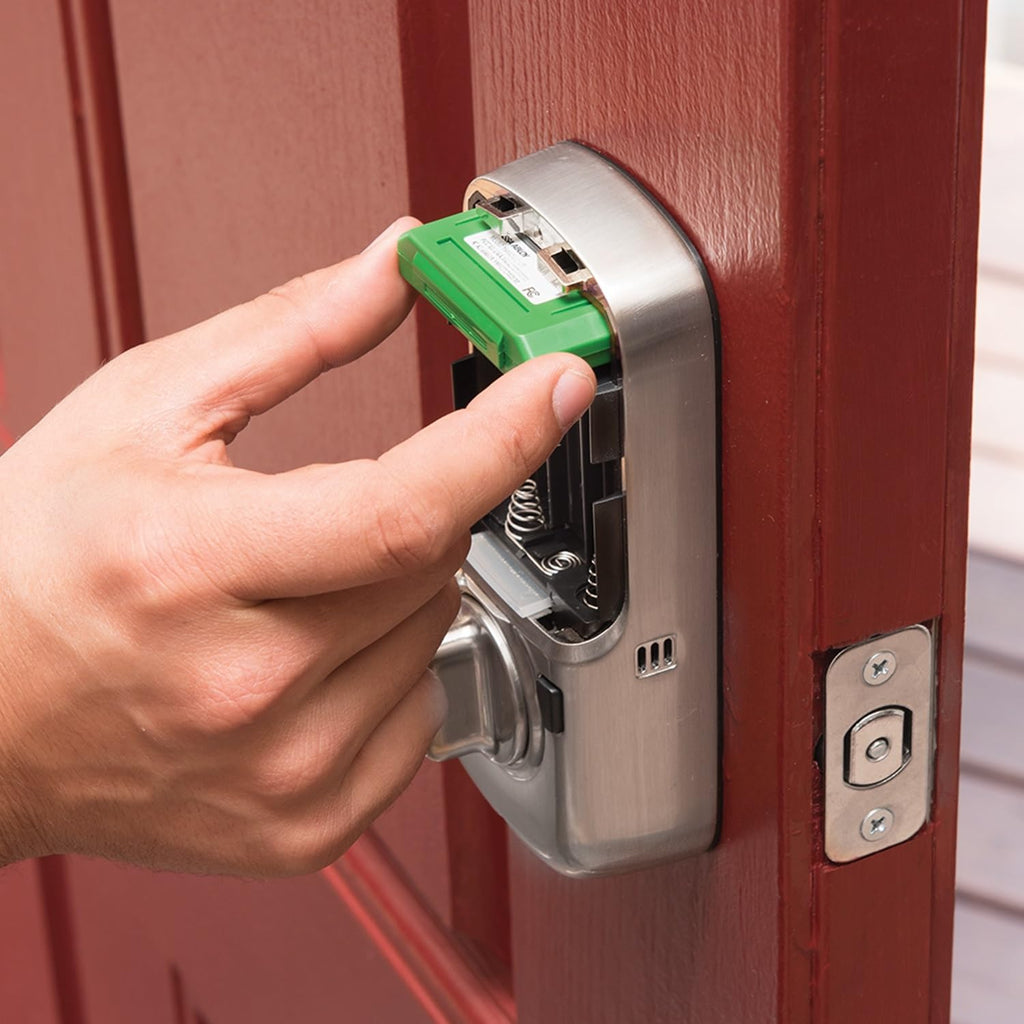 Touchscreen Keypad Keyless Deadbolt Lock (Yale Security, Satin Nickel)