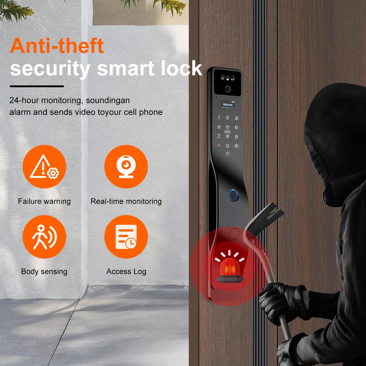 Multi-Feature 3D Face Recognition Smart Door Lock