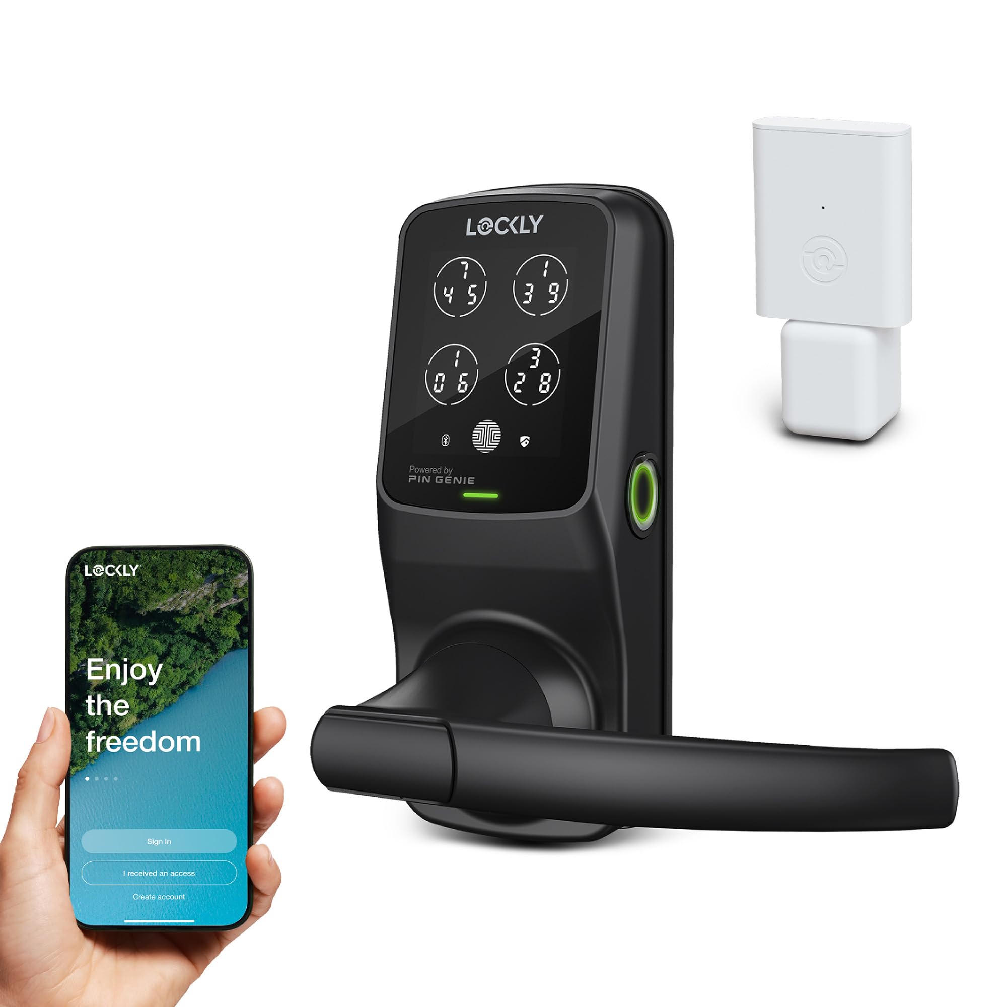 Biometric Keypad WiFi Smart Door Lock (Latch Edition)
