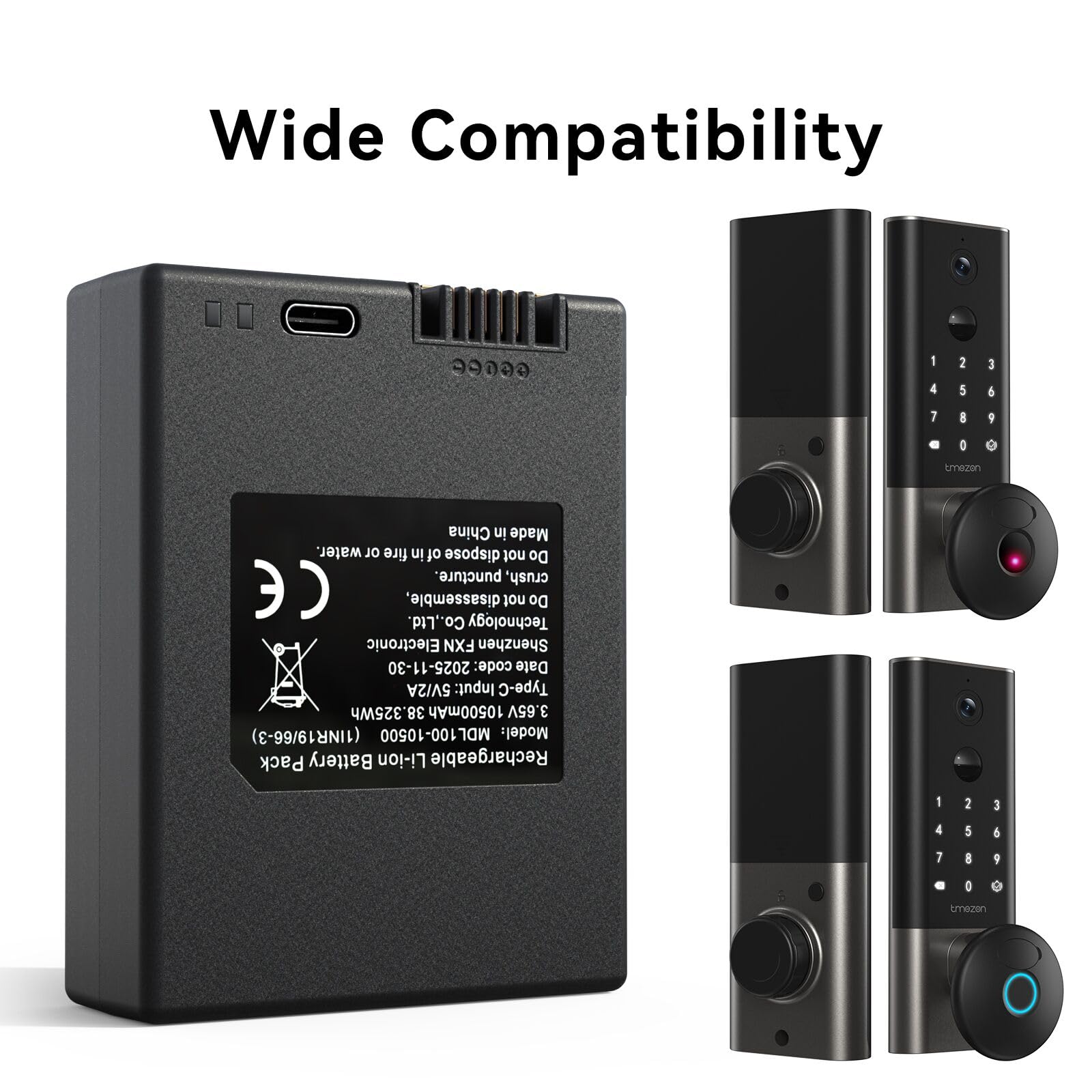 Fingerprint Smart Door Lock, Keyless Entry Door Lock