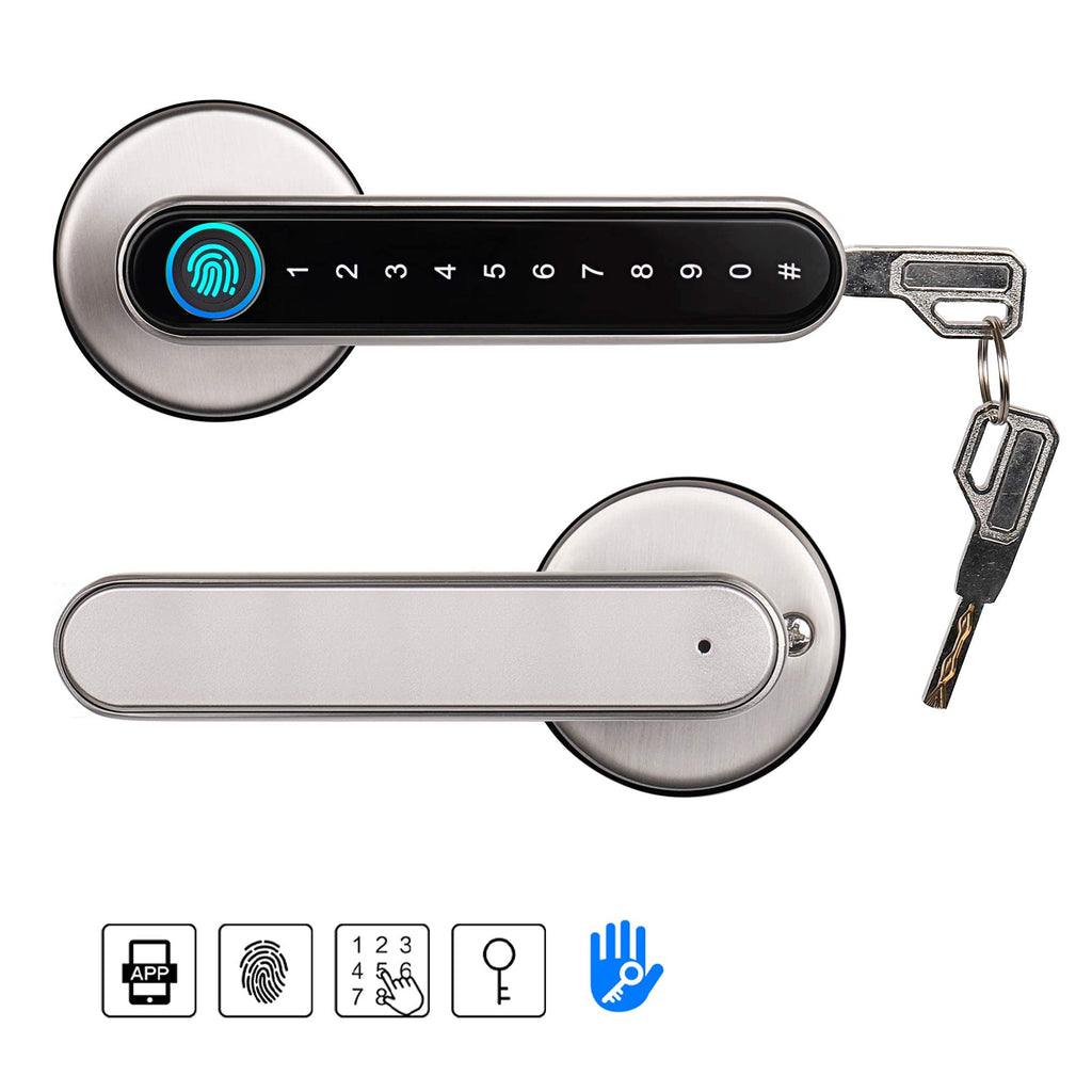WiFi Fingerprint Smart Door Lock (TTLock App + Gateway Control)