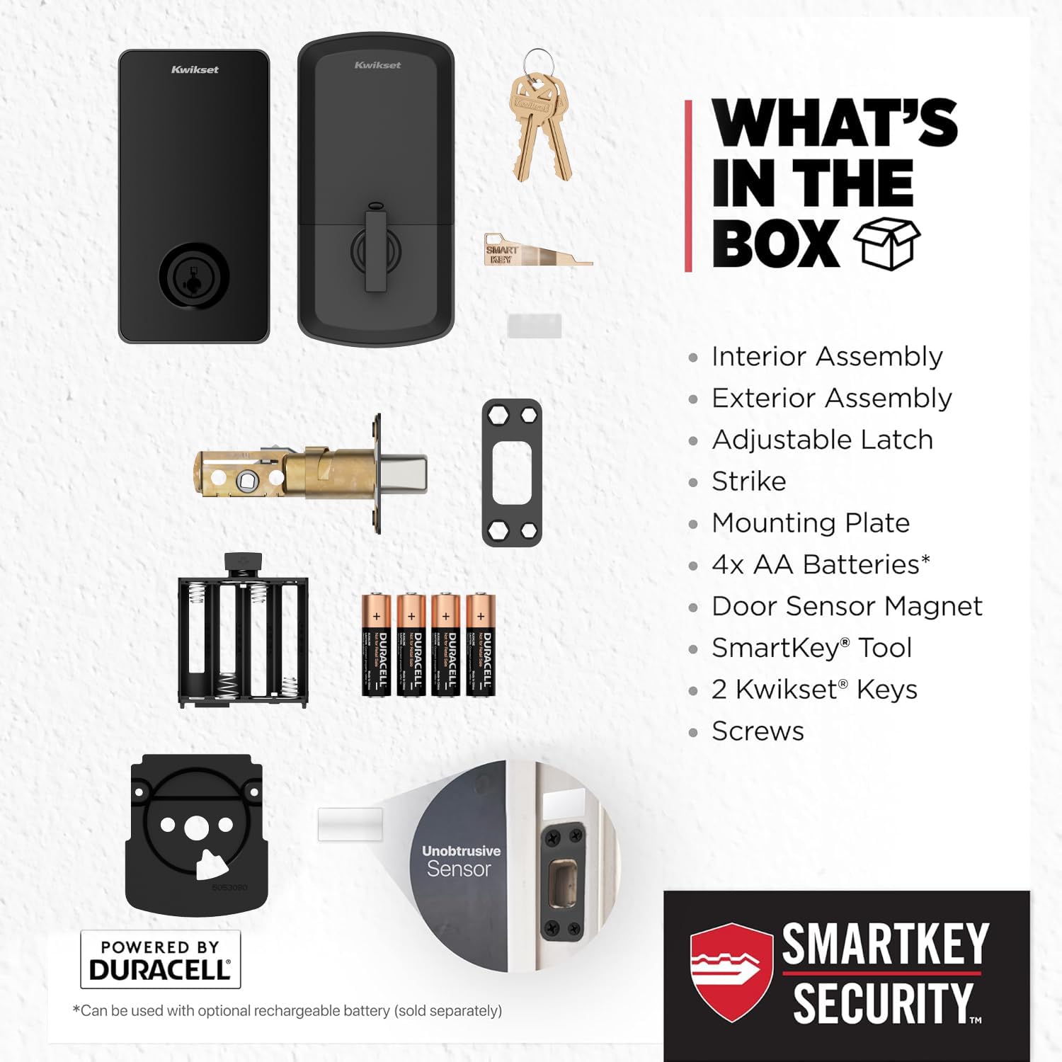 Smart WiFi & Matter Deadbolt Lock, Keyless Entry, App Control, Auto-Unlock, Easy Install