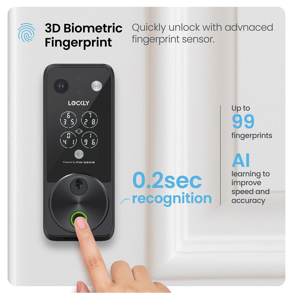 Video Doorbell Fingerprint Smart Deadbolt Lock