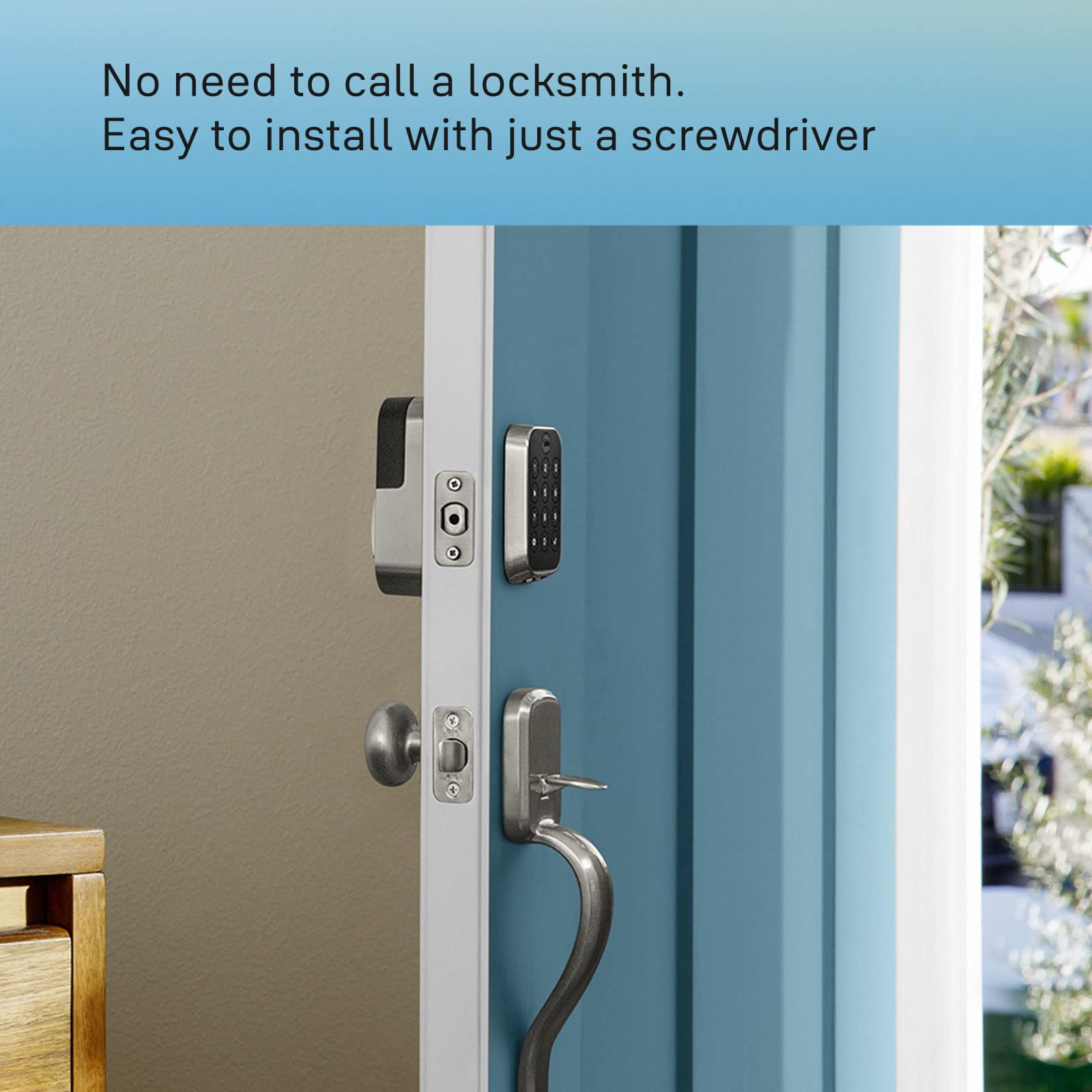 WiFi Touch Keypad Smart Deadbolt Lock (Pack of 2)