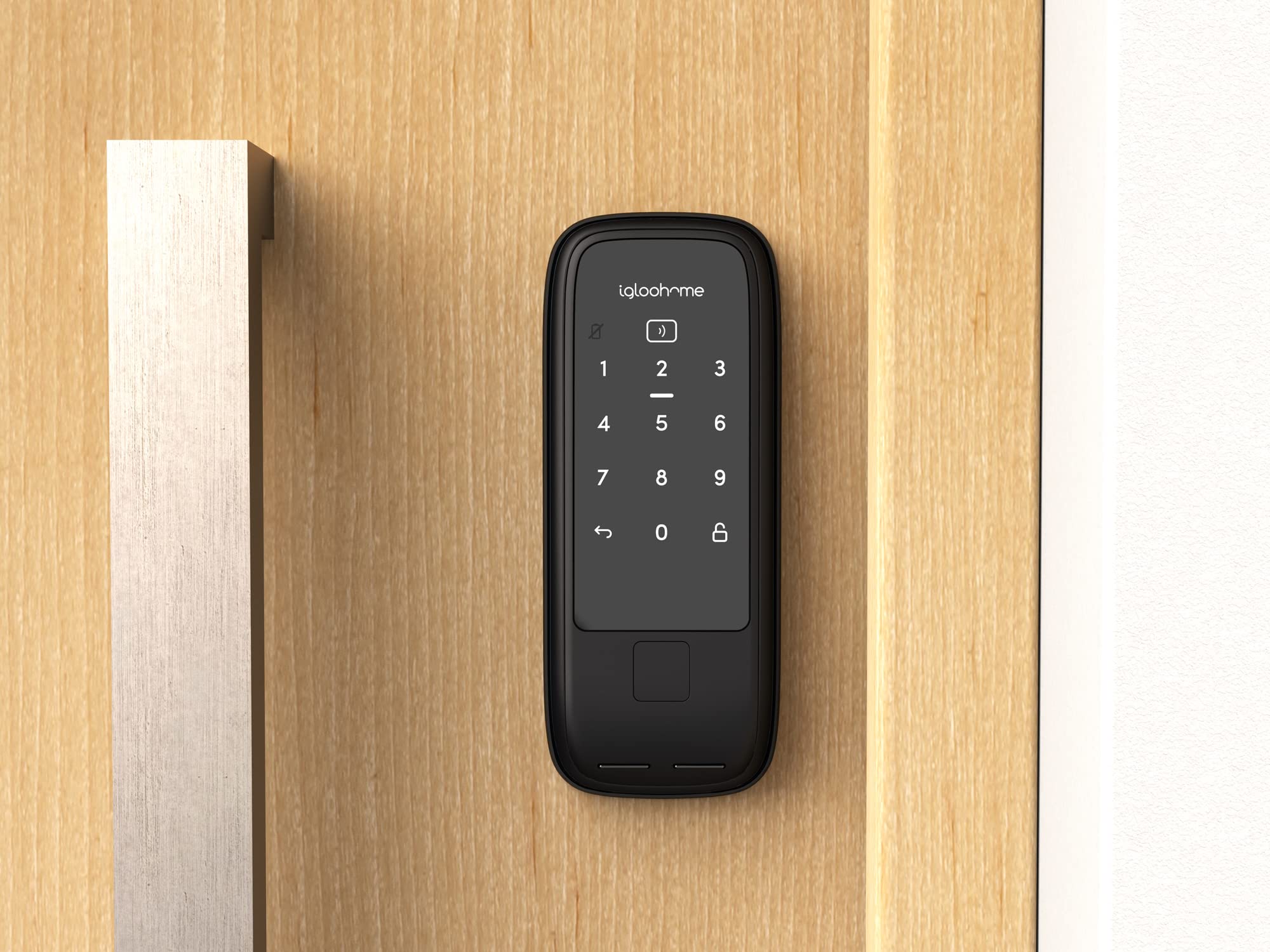 Smart Rim Lock Keypad Bluetooth Access Lock (App Code & Fob Control)
