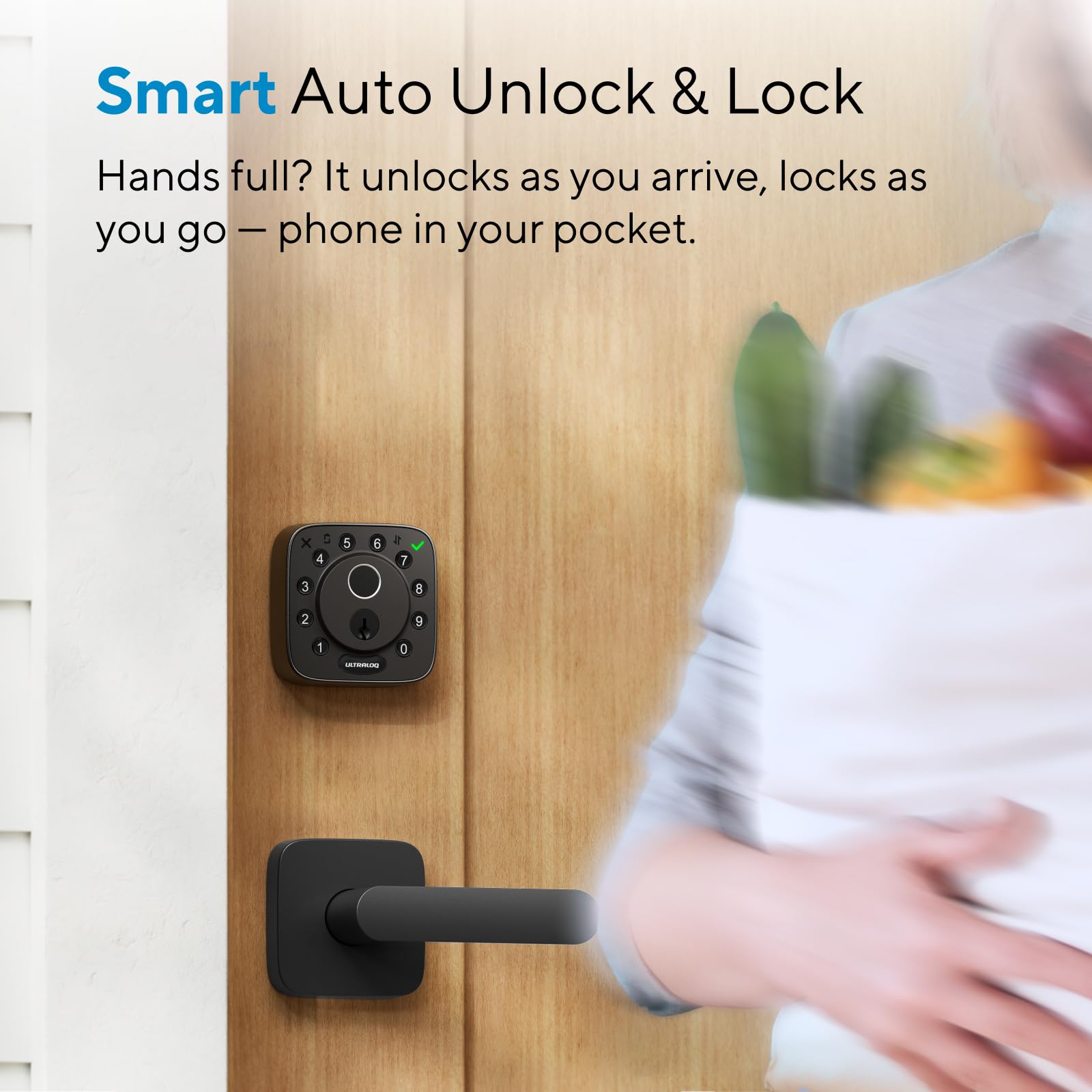 ULTRALOQ Bolt Fingerprint WiFi Smart Lock