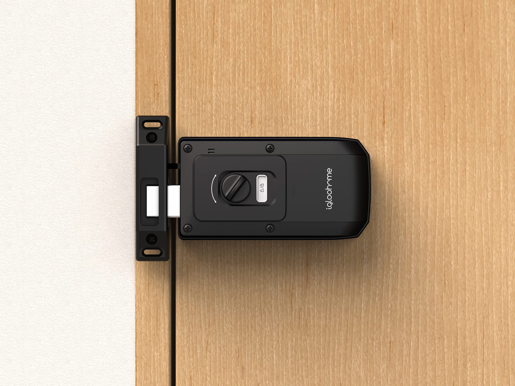 Smart Rim Lock Keypad Bluetooth Access Lock (App Code & Fob Control)