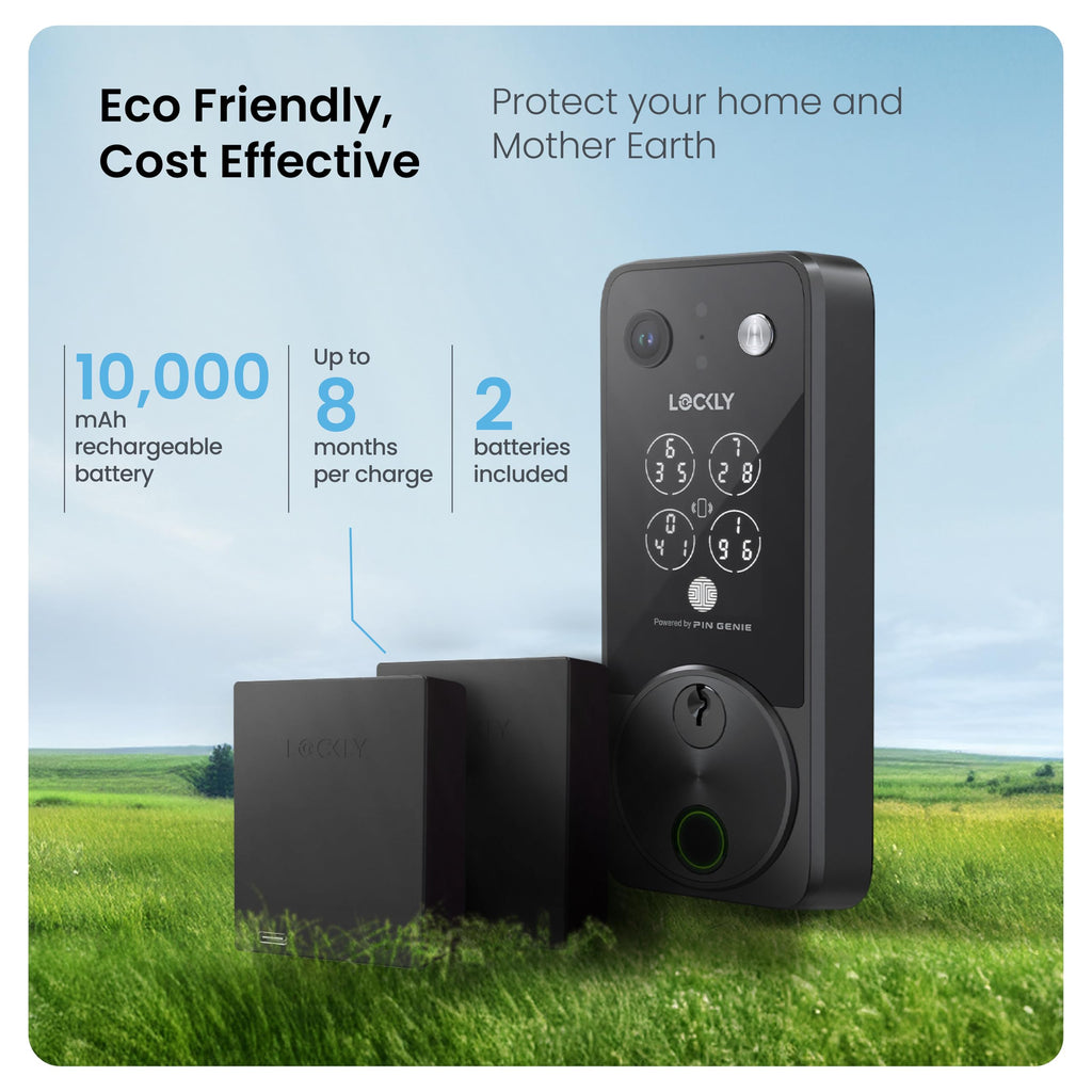 Video Doorbell Fingerprint Smart Deadbolt Lock