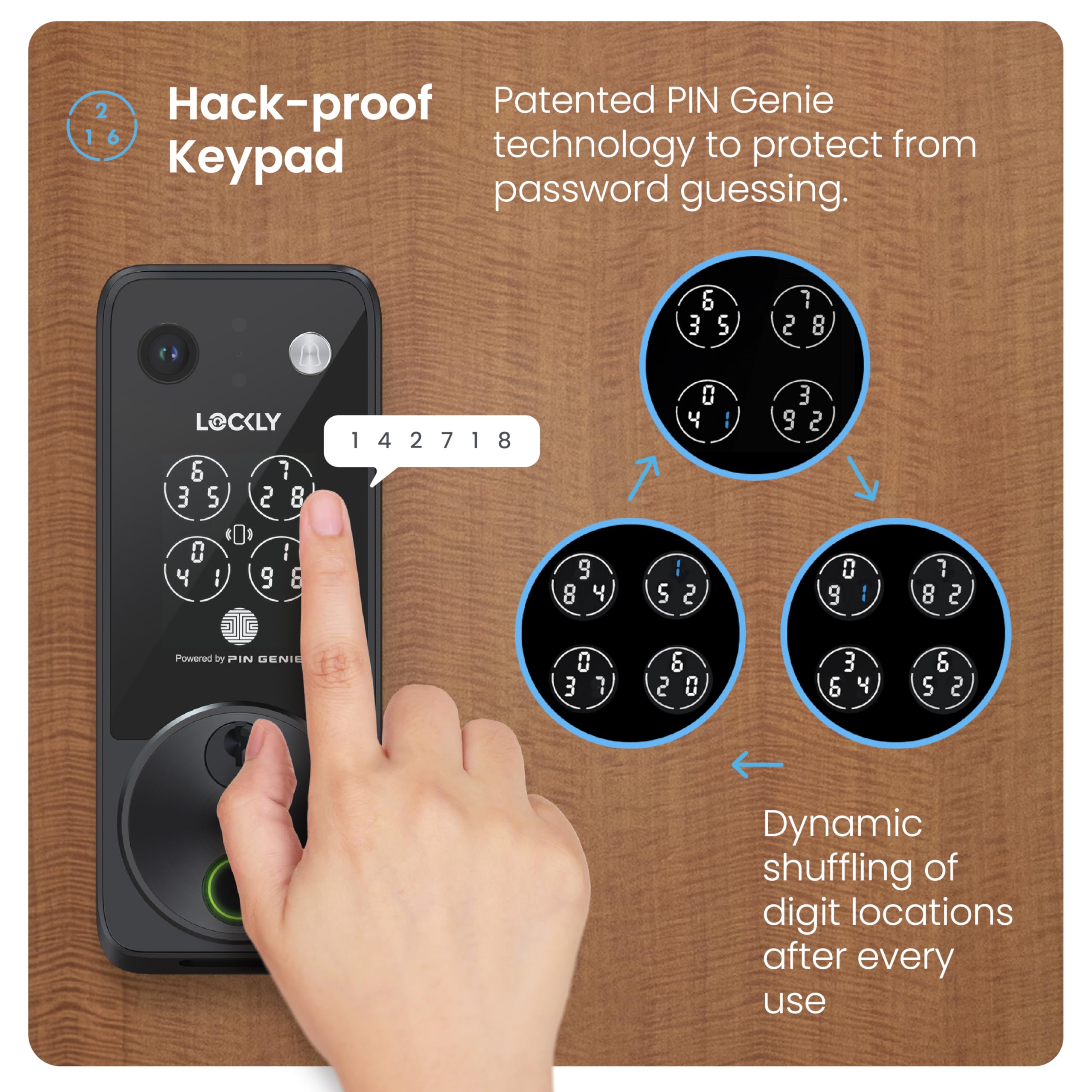 Video Doorbell Fingerprint Smart Deadbolt Lock