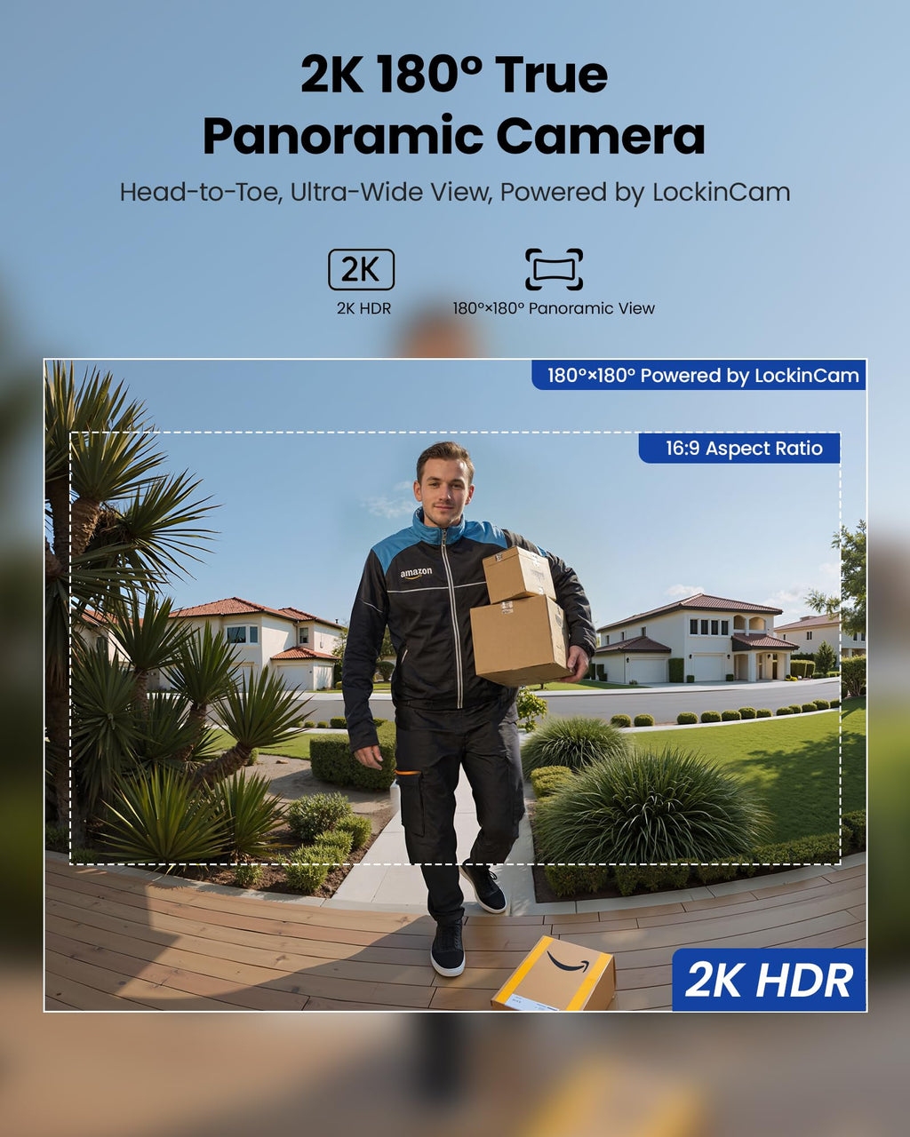 Smart Lock with Palm Vein & Fingerprint Keyless Entry, WiFi Built-in, Doorbell, App Remote Control