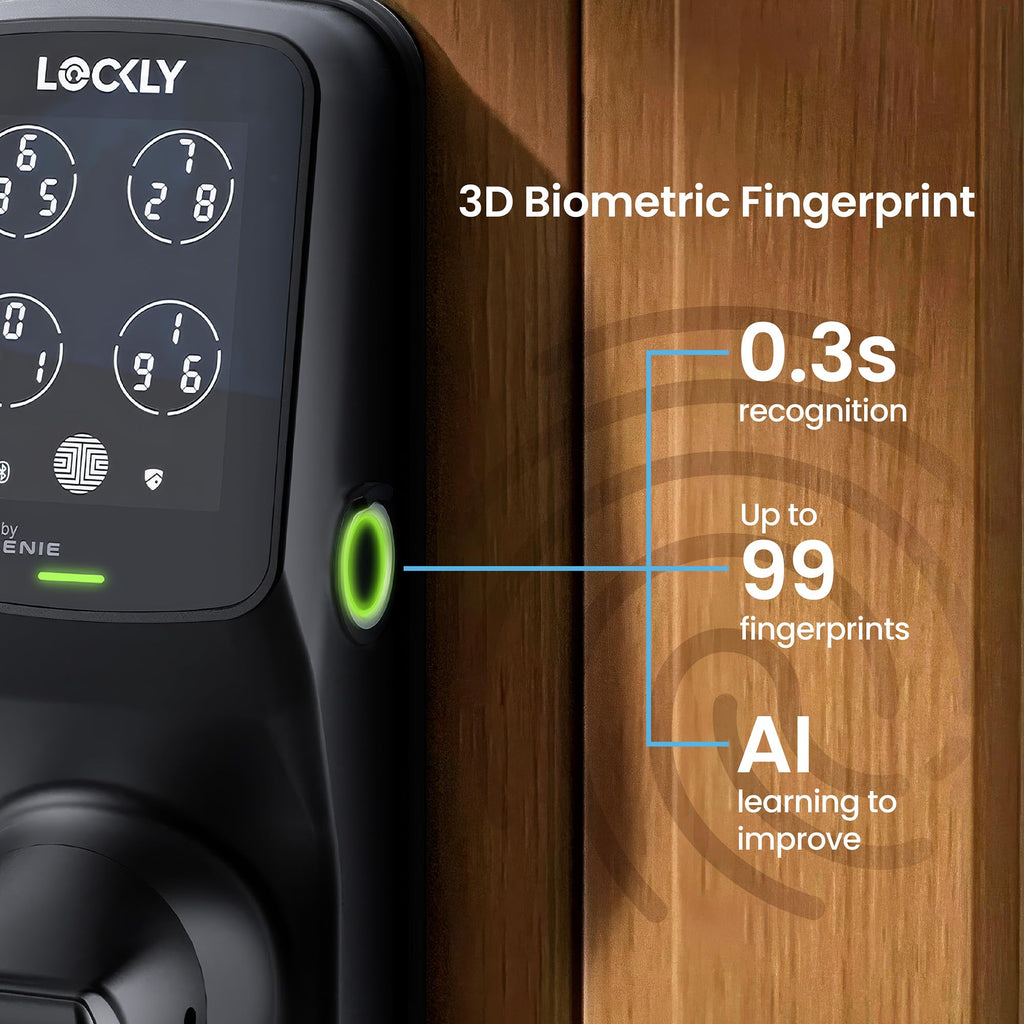 Biometric Keypad WiFi Smart Door Lock (Latch Edition)