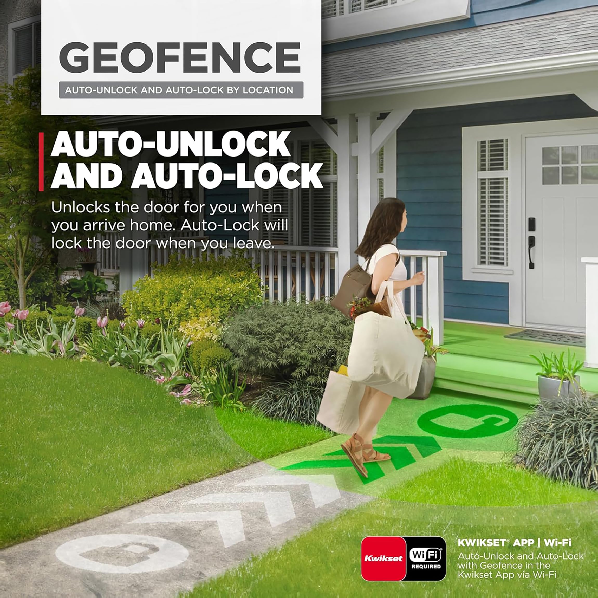 Smart WiFi & Matter Deadbolt Lock, Keyless Entry, App Control, Auto-Unlock, Easy Install